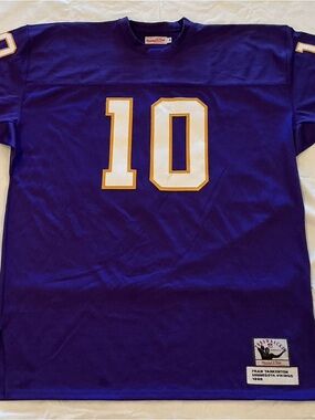 Fran Tarkenton #10 Minnesota Vikings Throwback Jersey
